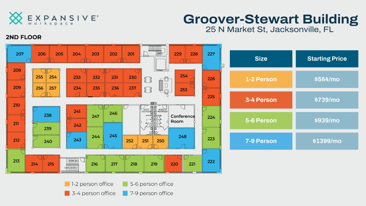 25 N Market St, Jacksonville, FL for lease Floor Plan- Image 1 of 4