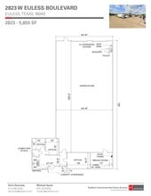 2801-2807 W Euless Blvd, Euless, TX à louer Plan de site- Image 1 de 1