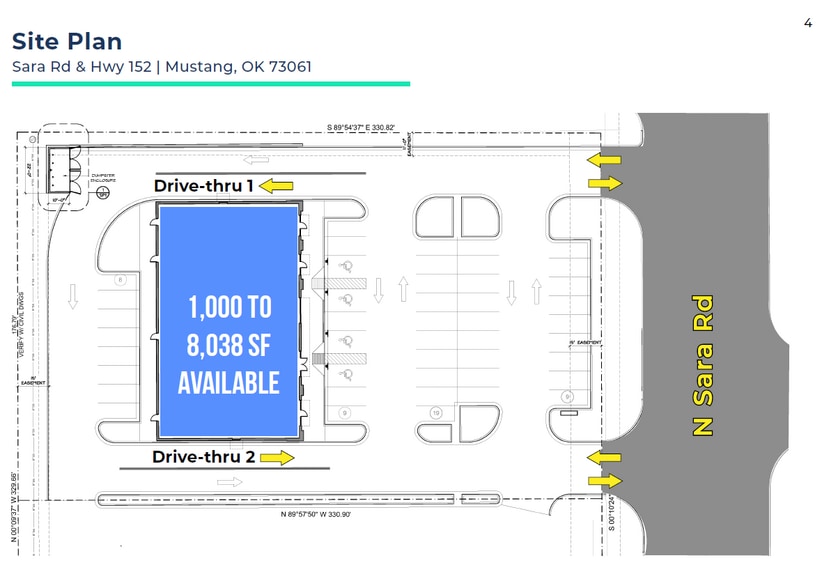 215 N Sara Rd, Mustang, OK for lease - Site Plan - Image 1 of 1