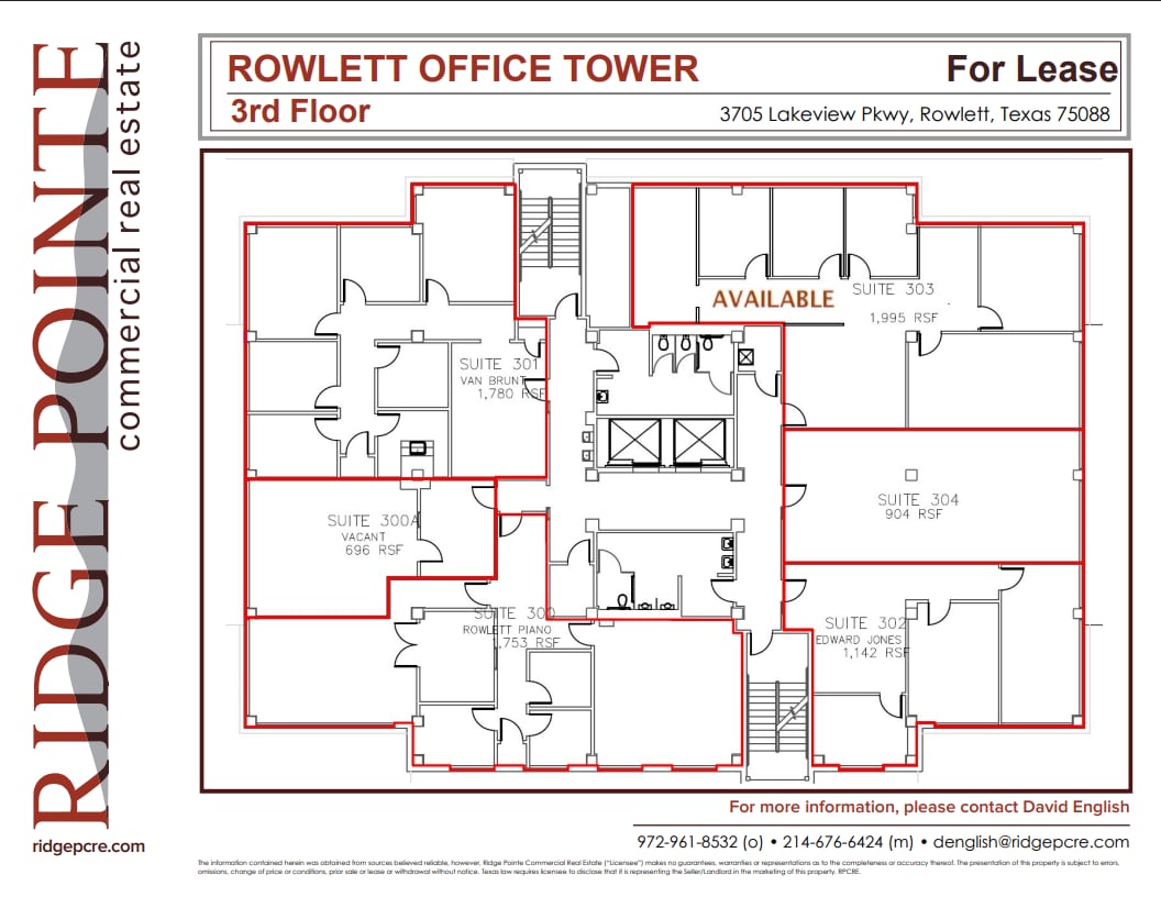 3705 Lakeview Pkwy, Rowlett, TX for lease Floor Plan- Image 1 of 2