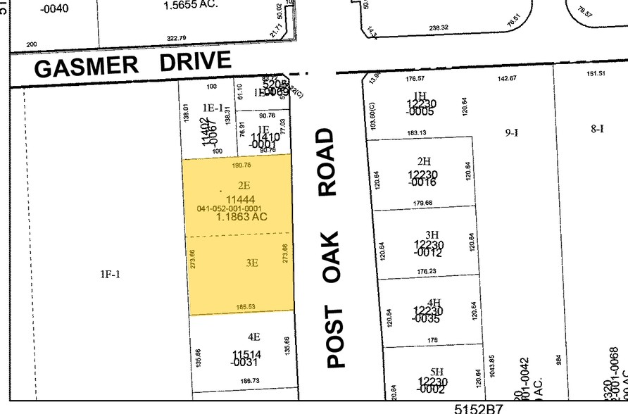 11444 S Post Oak Rd, Houston, TX à vendre - Plan cadastral - Image 1 de 1