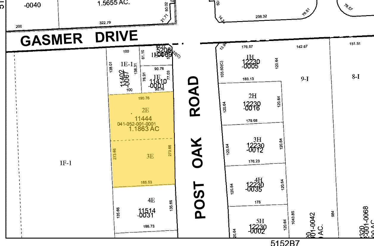 11444 S Post Oak Rd, Houston, TX à vendre Plan cadastral- Image 1 de 1