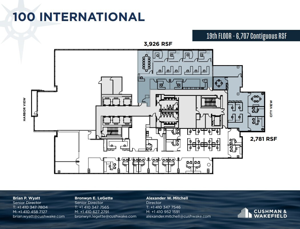 100 International Dr, Baltimore, MD for lease Floor Plan- Image 1 of 1