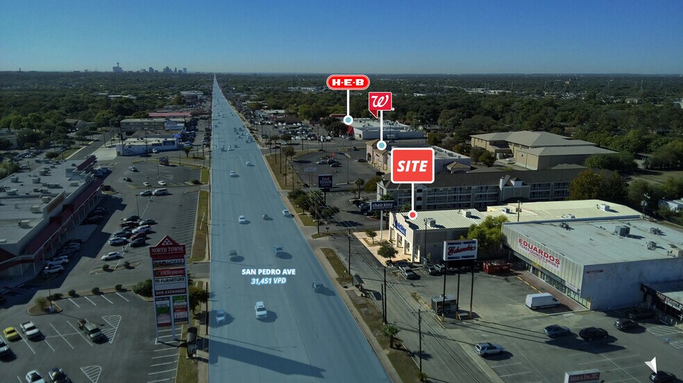 6931 San Pedro Ave, San Antonio, TX à louer - Photo du bâtiment - Image 2 de 4