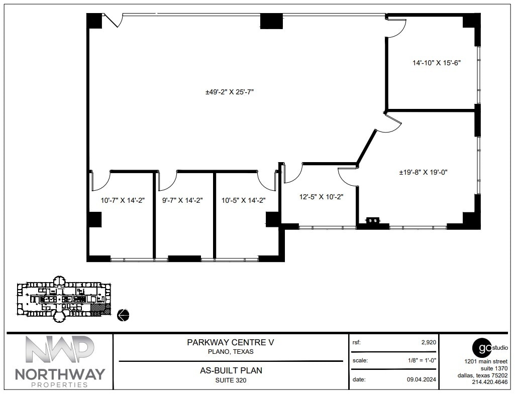 2500 N Dallas Pky, Plano, TX for lease Floor Plan- Image 1 of 1