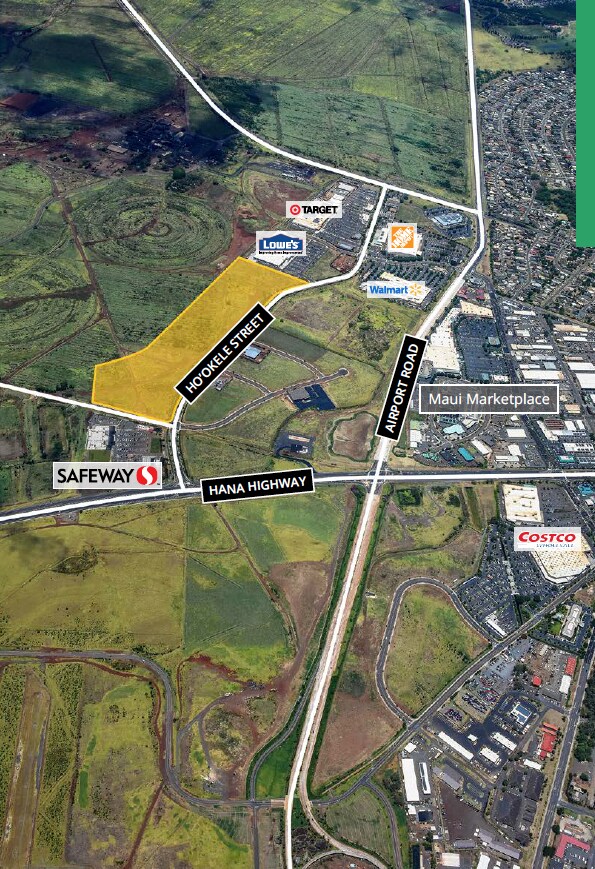 Hookele St & Pulehu St, Kahului, HI à vendre Aérien- Image 1 de 2