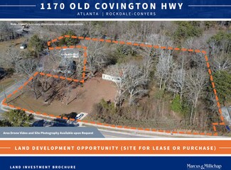 Plus de détails pour 1170 Old Covington Hwy SE, Conyers, GA - Terrain à louer