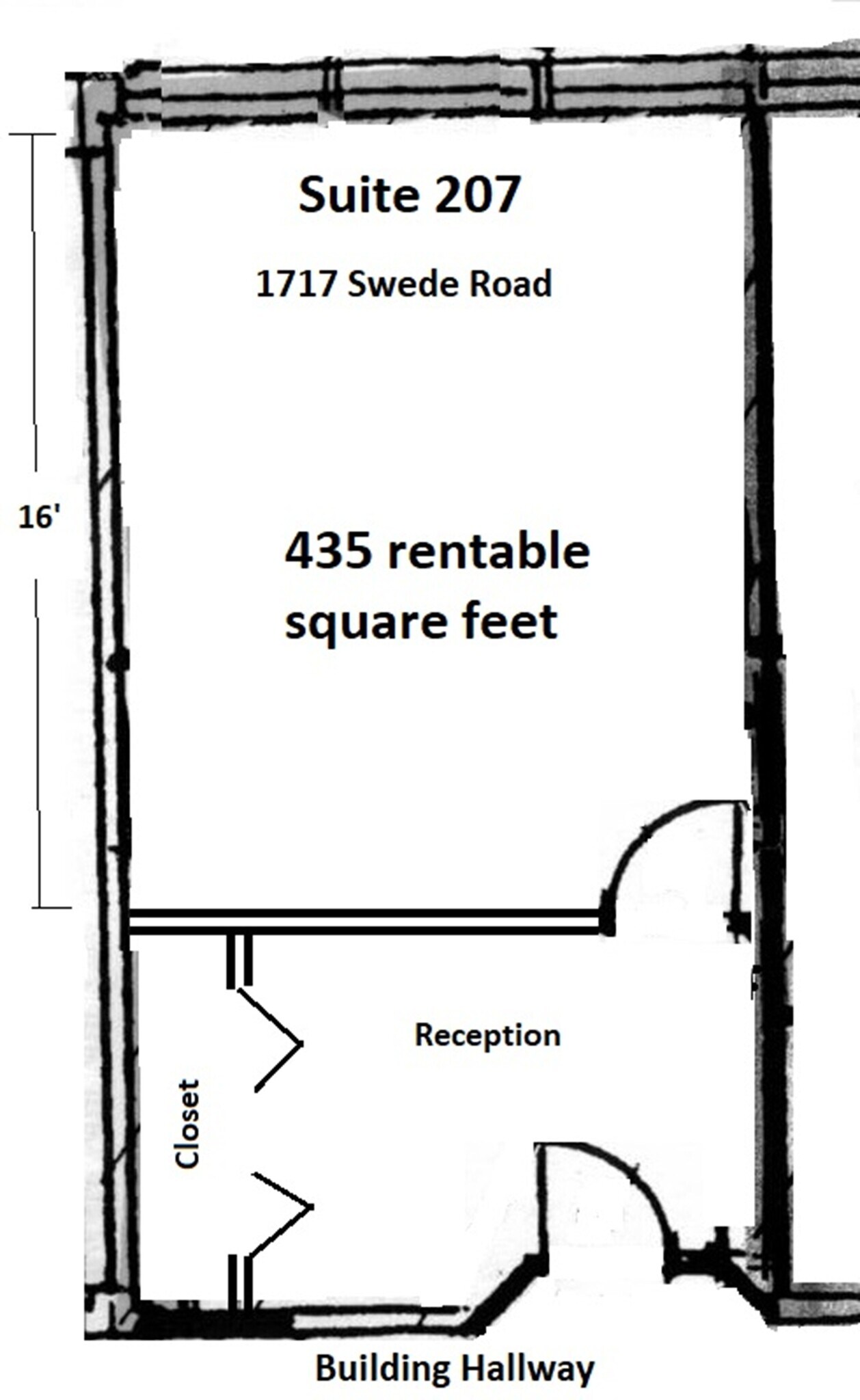 1717 Swede Rd, Blue Bell, PA à louer Plan d’étage- Image 1 de 1