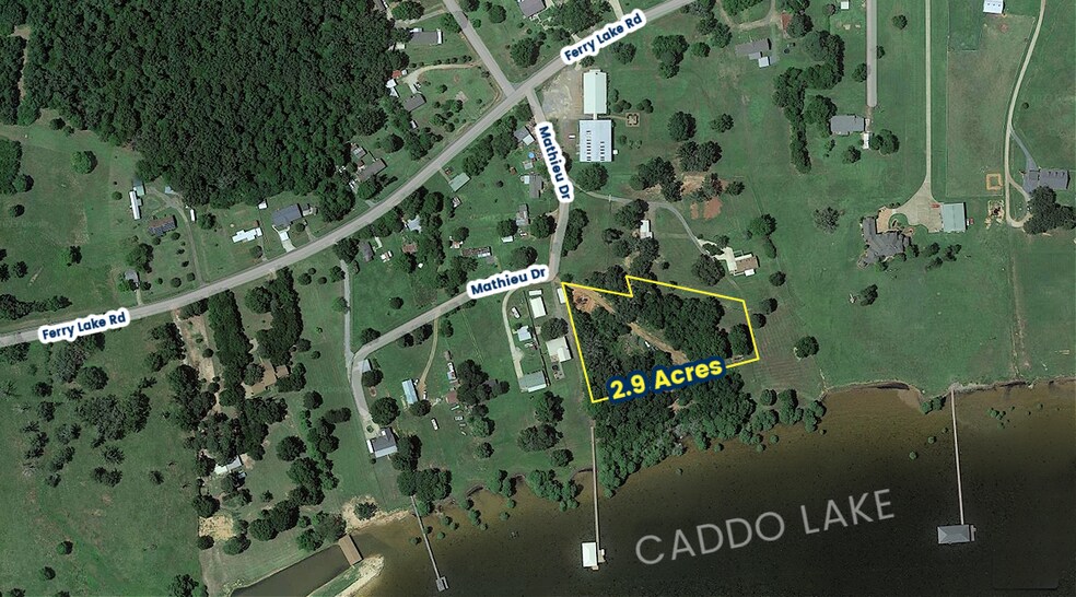 1900 Bk Of Mathieu Dr, Oil City, LA à vendre - Plan de site - Image 1 de 1