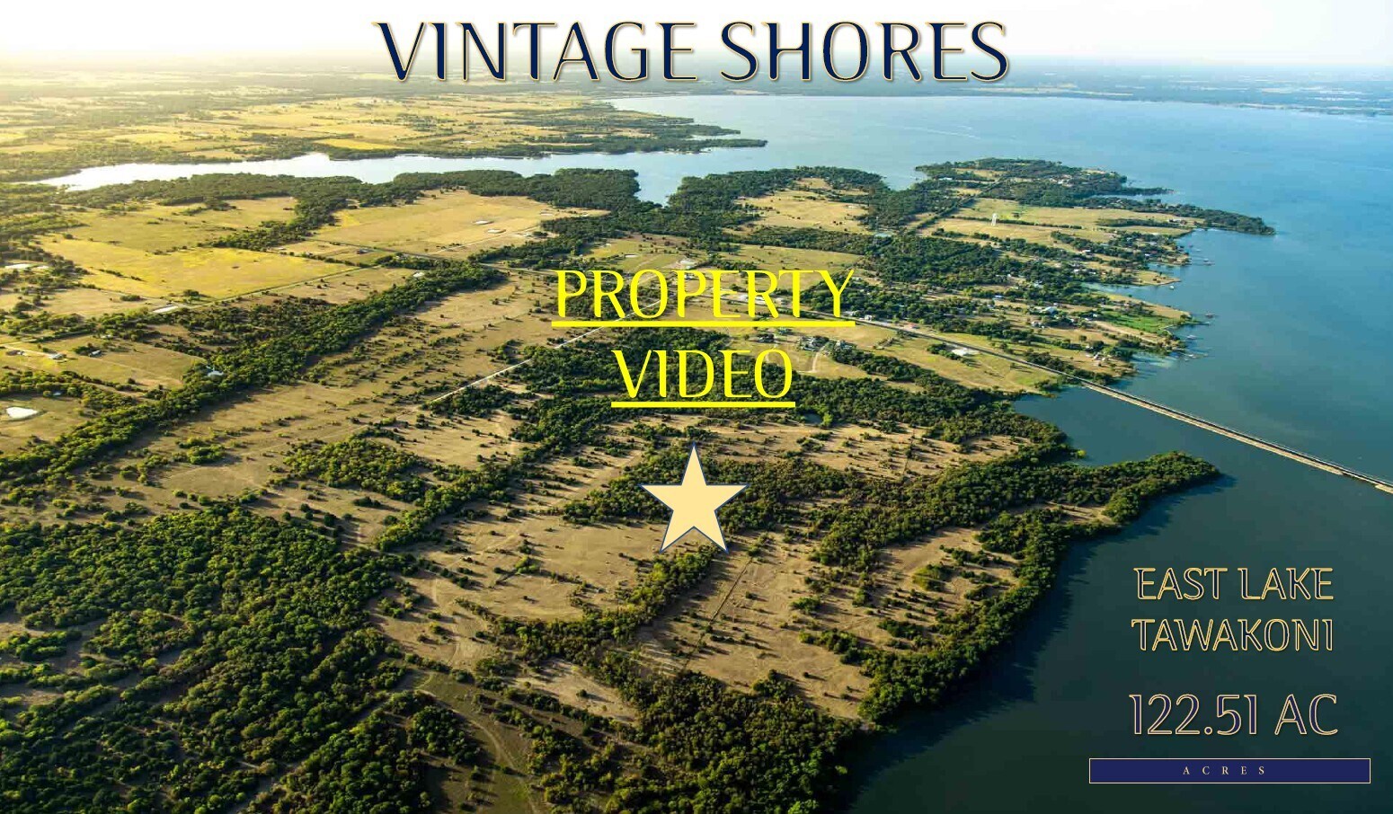 Lot 7 Vintage Shores Drive, East Tawakoni, TX for sale Aerial- Image 1 of 2