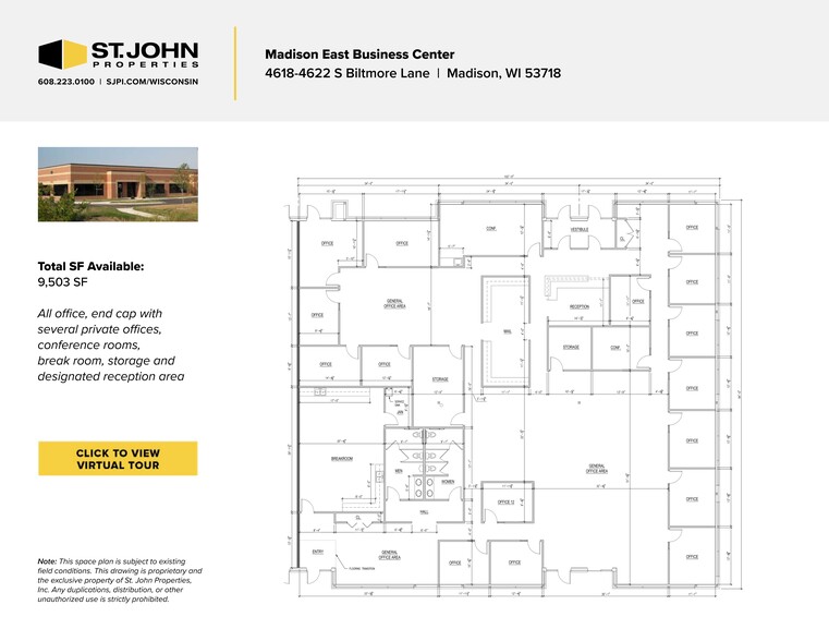 4618-4666 S Biltmore Ln, Madison, WI à louer - Plan de site - Image 1 de 17