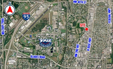 2799 NW 2nd Ave, Boca Raton, FL - AERIAL  map view