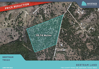 Plus de détails pour 7165 County Road 336, Bertram, TX - Terrain à vendre