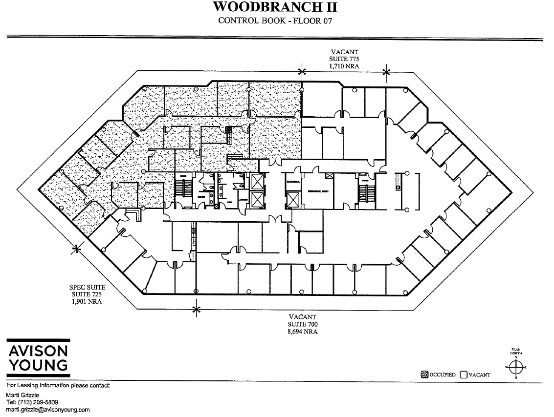 12141 Wickchester Ln, Houston, TX à louer Plan d’étage- Image 1 de 2