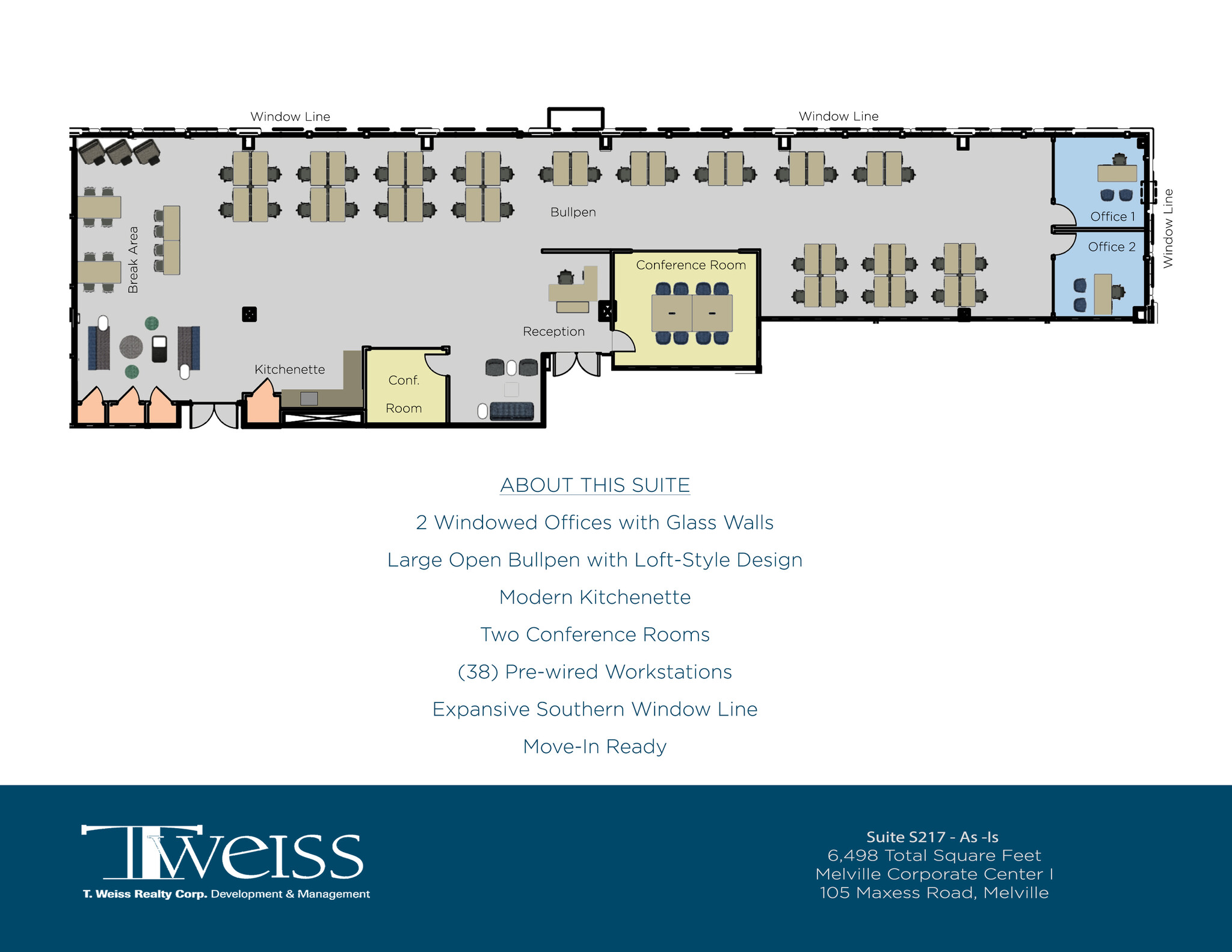 105 Maxess Rd, Melville, NY for lease Floor Plan- Image 1 of 11