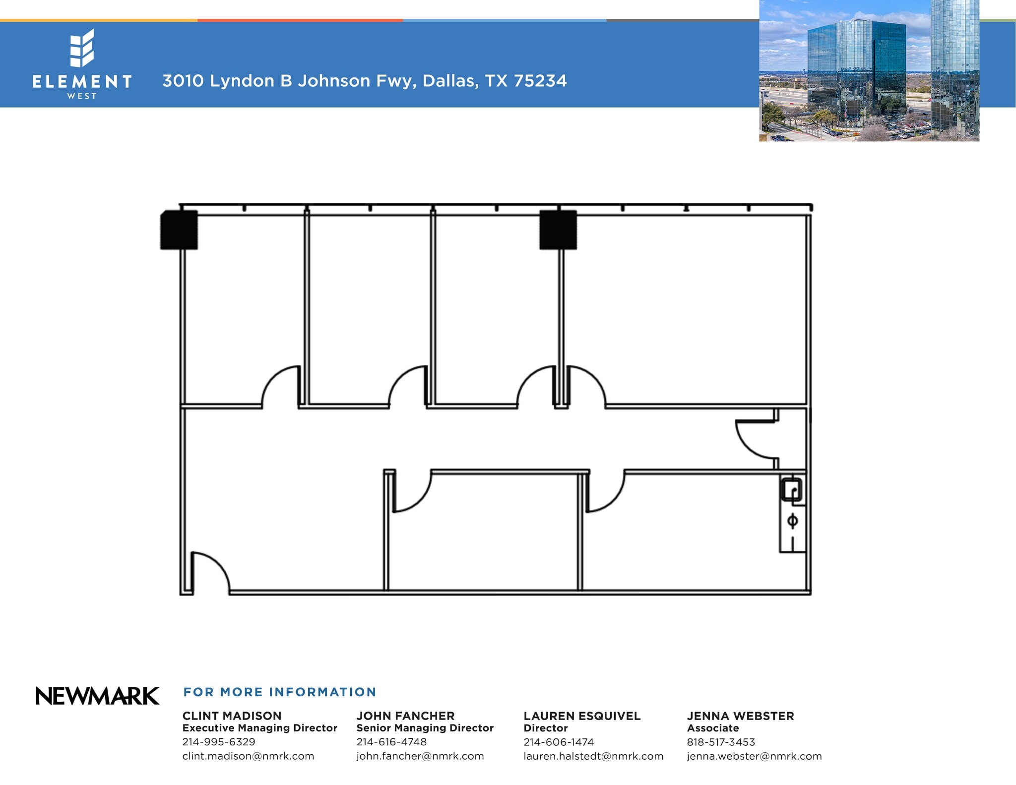 3010 Lyndon B Johnson Fwy, Dallas, TX à louer Plan de site- Image 1 de 2
