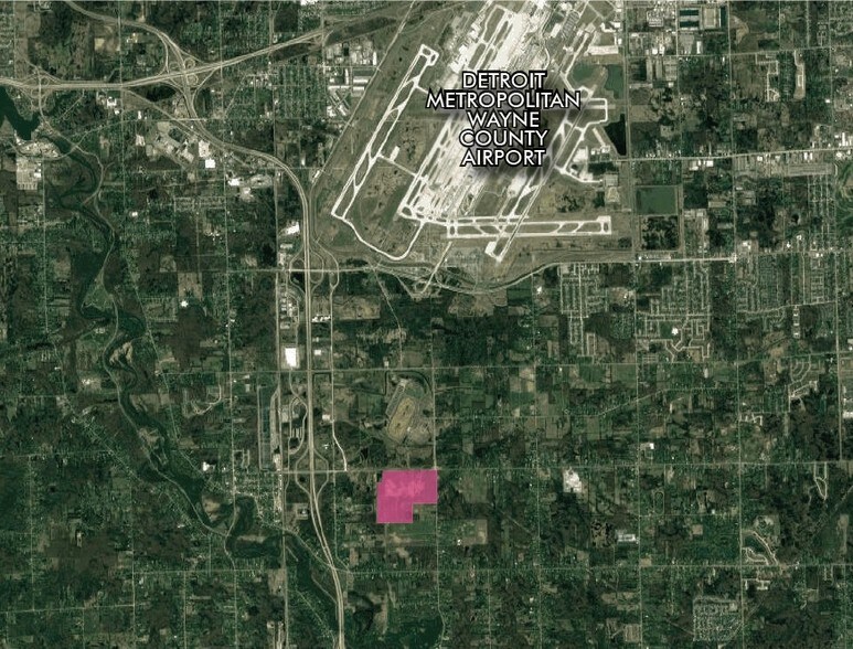 33675 Sibley Rd, New Boston, MI à louer - Aérien - Image 2 de 3