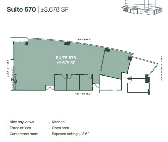555 12th St, Oakland, CA for lease Floor Plan- Image 1 of 1