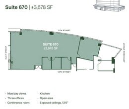 555 12th St, Oakland, CA for lease Floor Plan- Image 1 of 1