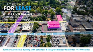 Plus de détails pour 511-513 Riverside Ave, Roseville, CA - Industriel à louer