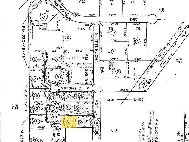 13180 Spring St, Baldwin Park, CA for lease - Plat Map - Image 2 of 11