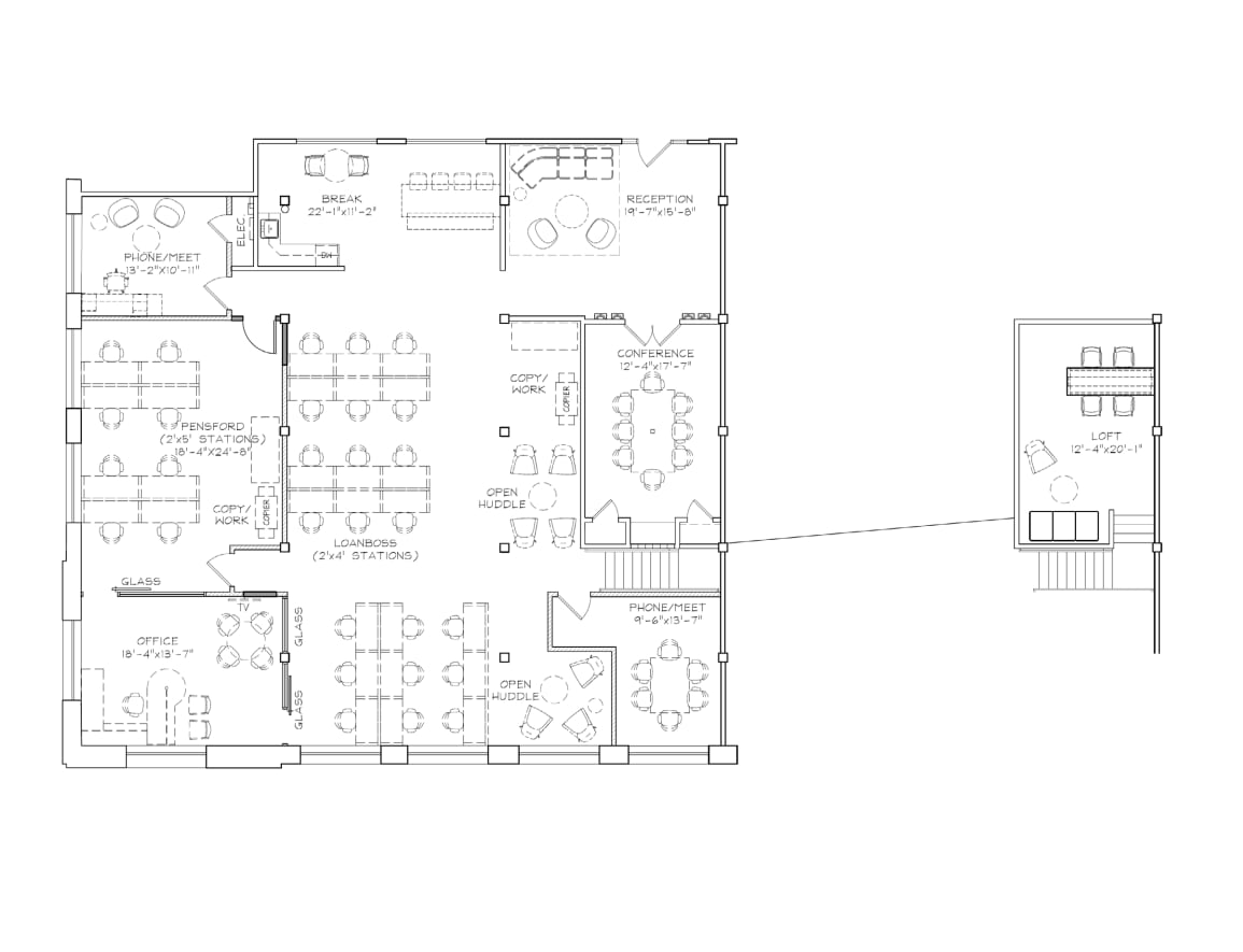 1300 S Mint St, Charlotte, NC à louer Plan d’étage- Image 1 de 1