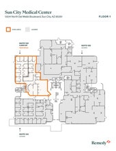 13041 N Del Webb Blvd, Sun City, AZ à louer Plan d’étage- Image 1 de 2