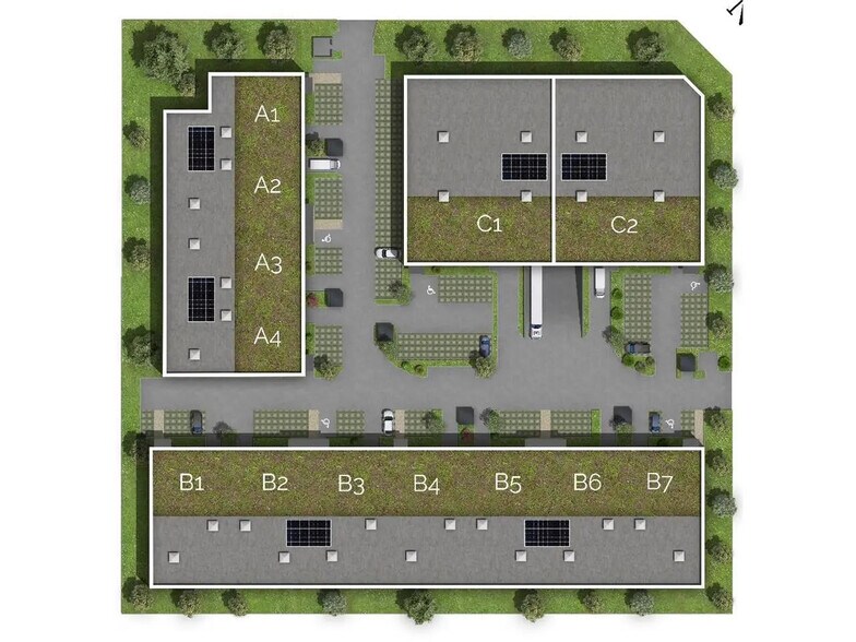 Flex in Trappes for lease - Site Plan - Image 1 of 23