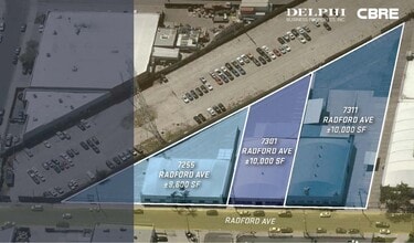 7301 Radford Ave, North Hollywood, CA for lease Aerial- Image 1 of 10