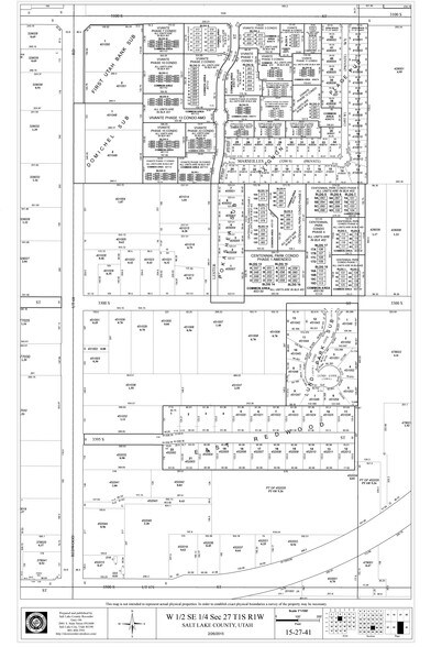 3361 S Redwood Rd, Salt Lake City, UT à vendre - Plan cadastral - Image 3 de 4
