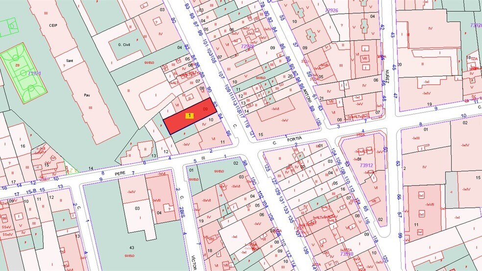 Land in Figueres, Gerona for sale - Plat Map - Image 3 of 3