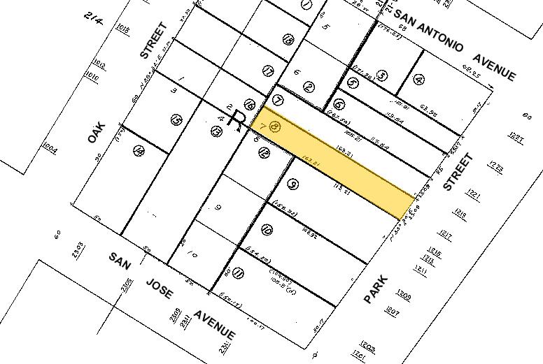 1217 Park St, Alameda, CA à vendre - Plan cadastral - Image 1 de 1