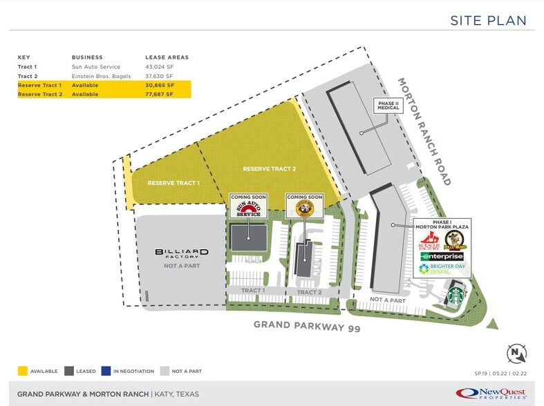 Grand Parkway & Morton Ranch Rd, Katy, TX à vendre - Plan de site - Image 2 de 2
