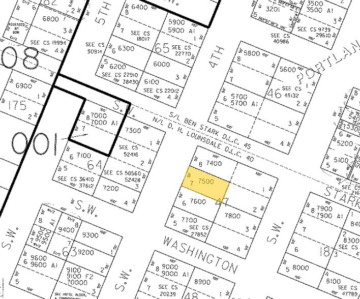 412-418 SW 4th Ave, Portland, OR à louer - Plan cadastral - Image 3 de 7