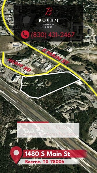 1480 Main St, Boerne, TX à vendre - Vidéo sur l’inscription commerciale - Image 2 de 16