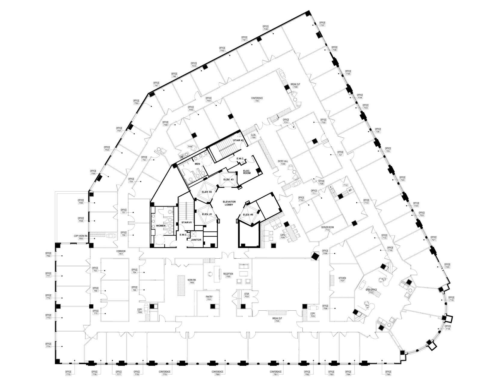 1 Massachusetts Ave NW, Washington, DC à louer Plan d’étage- Image 1 de 1