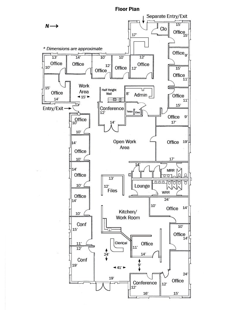 4554 S Harvard Ave, Tulsa, OK à louer Plan d’étage- Image 1 de 1