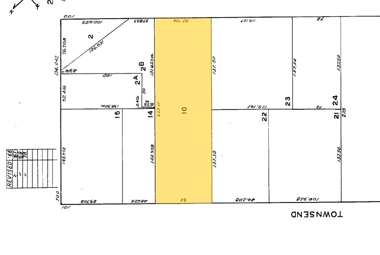 118 King St, San Francisco, CA à louer Plan cadastral- Image 1 de 2