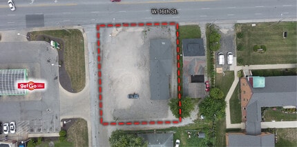 3323 W 16th St, Indianapolis, IN - AERIAL  map view - Image1