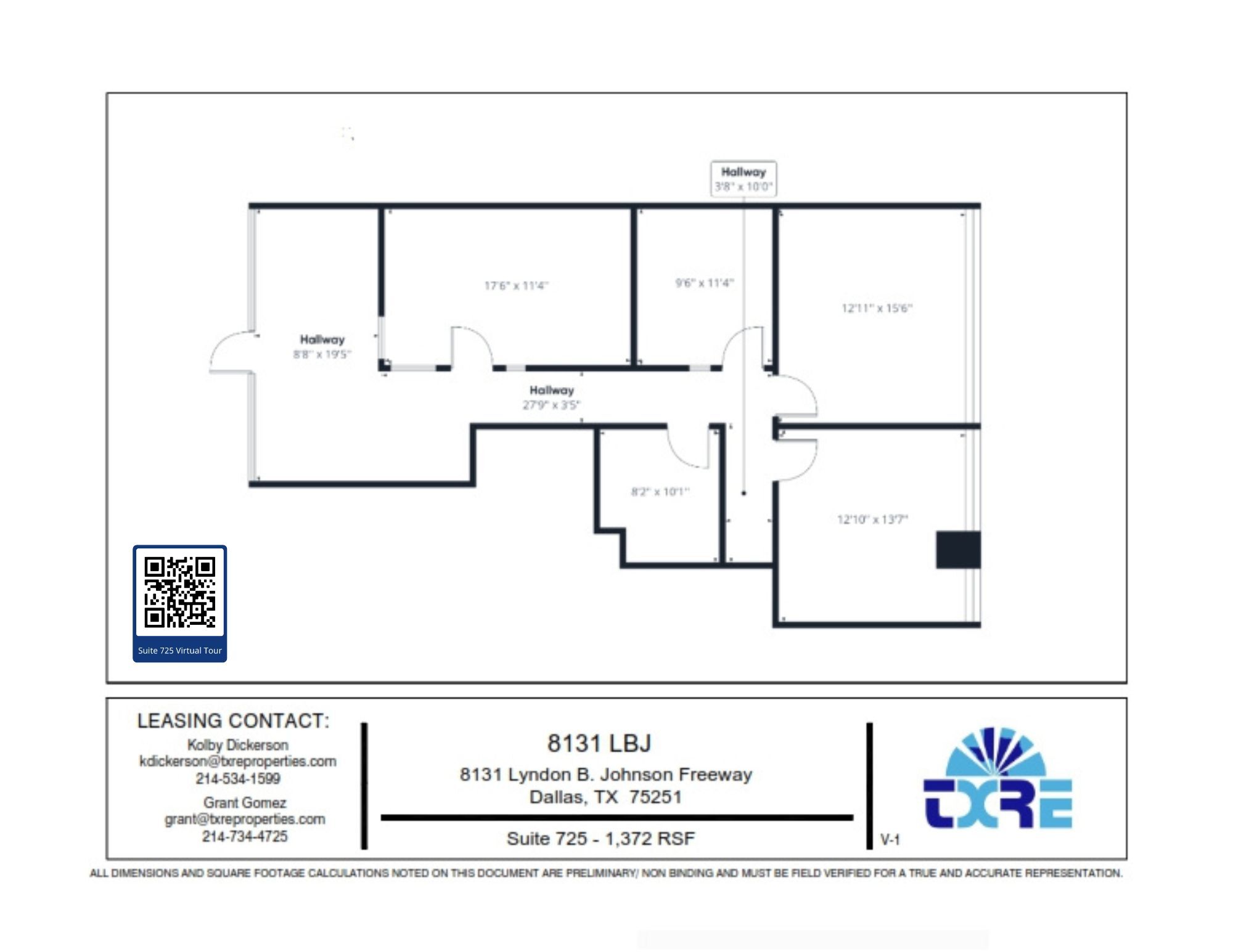 8131 Lyndon B Johnson Fwy, Dallas, TX for lease Floor Plan- Image 1 of 1