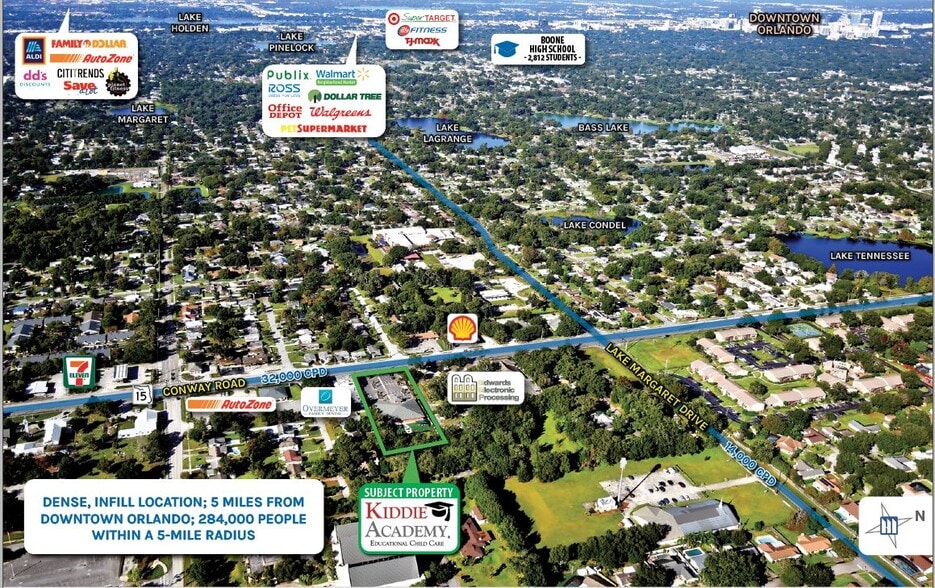 3215 Conway Rd, Orlando, FL for sale - Aerial - Image 2 of 3