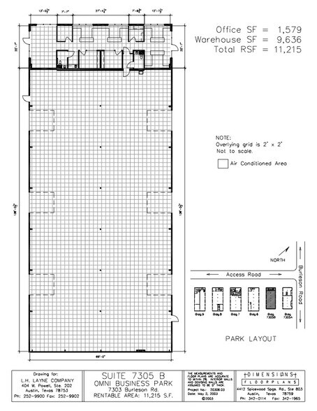 7303 Burleson Rd, Austin, TX à louer - Plan d’étage - Image 3 de 11