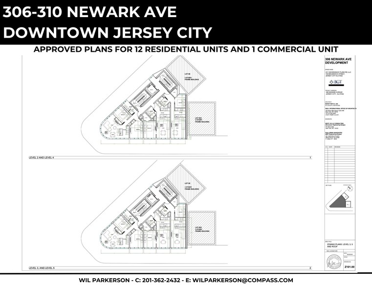 306-310 Newark Ave, Jersey City, NJ for sale - Site Plan - Image 2 of 7