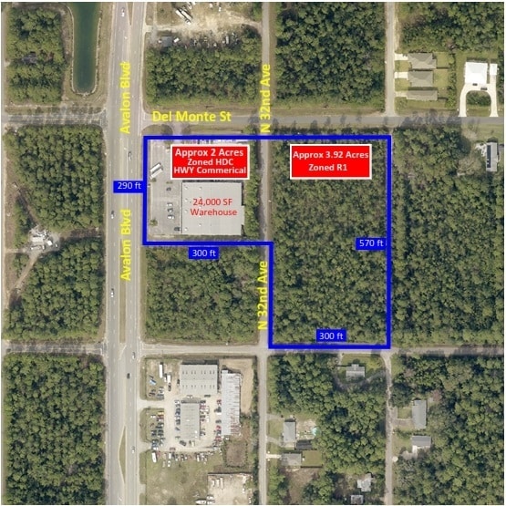 2986 Avalon Blvd, Milton, FL à vendre - Aérien - Image 2 de 7