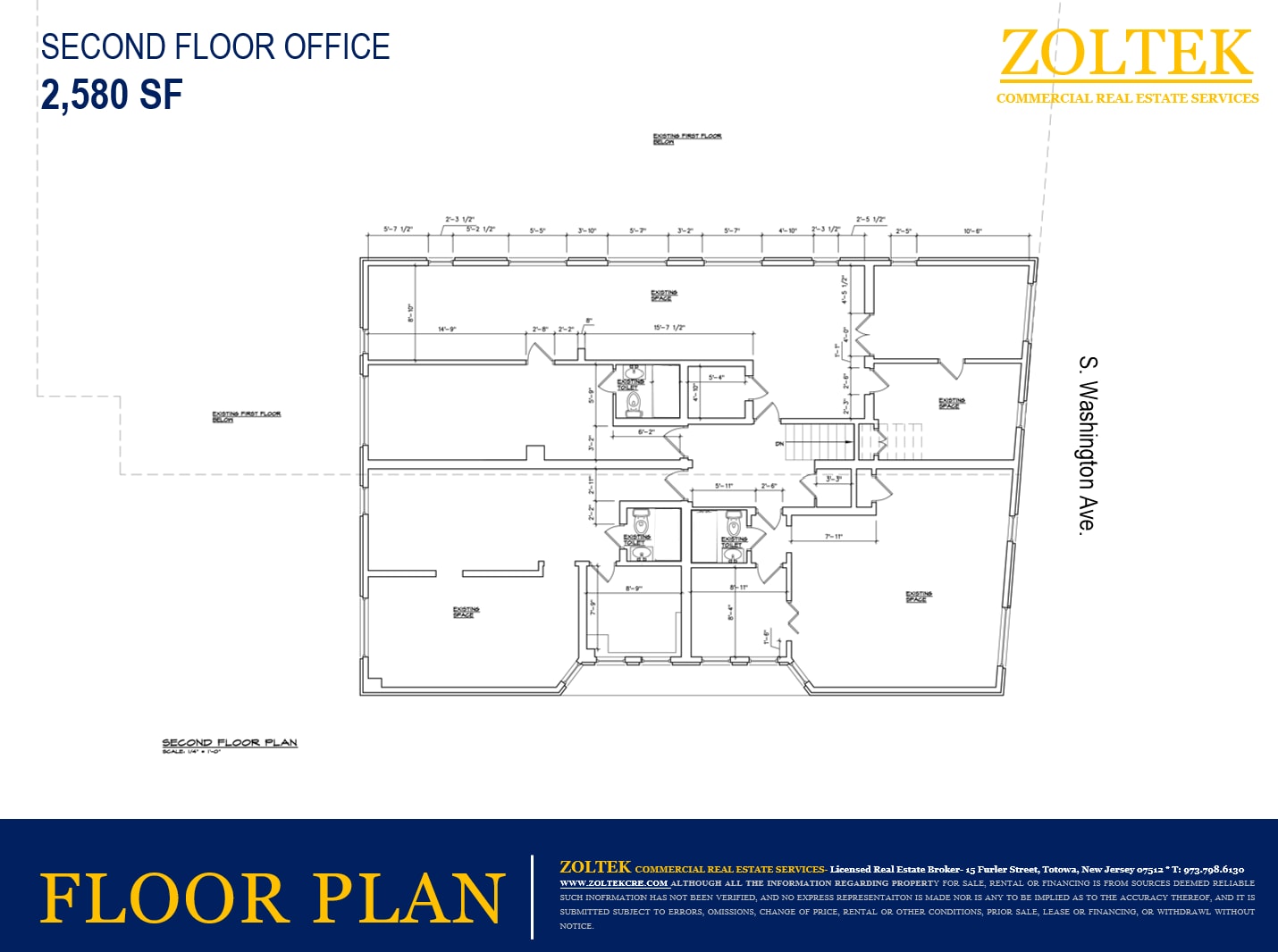 112 S Washington Ave, Bergenfield, NJ for lease Floor Plan- Image 1 of 1