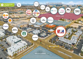 Plus de détails pour W Oquendo Rd & S Rainbow Blvd blvd, Las Vegas, NV - Vente au détail à vendre