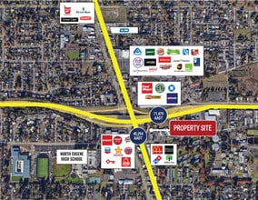 11 River Ave, Eugene, OR - AERIAL  map view
