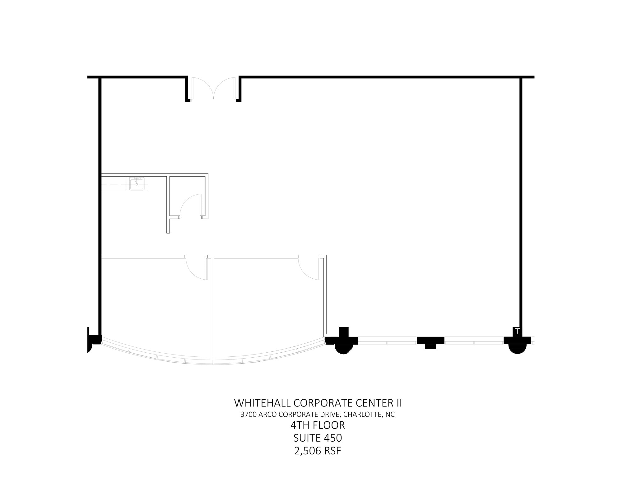 3700 Arco Corporate Dr, Charlotte, NC for lease Site Plan- Image 1 of 2