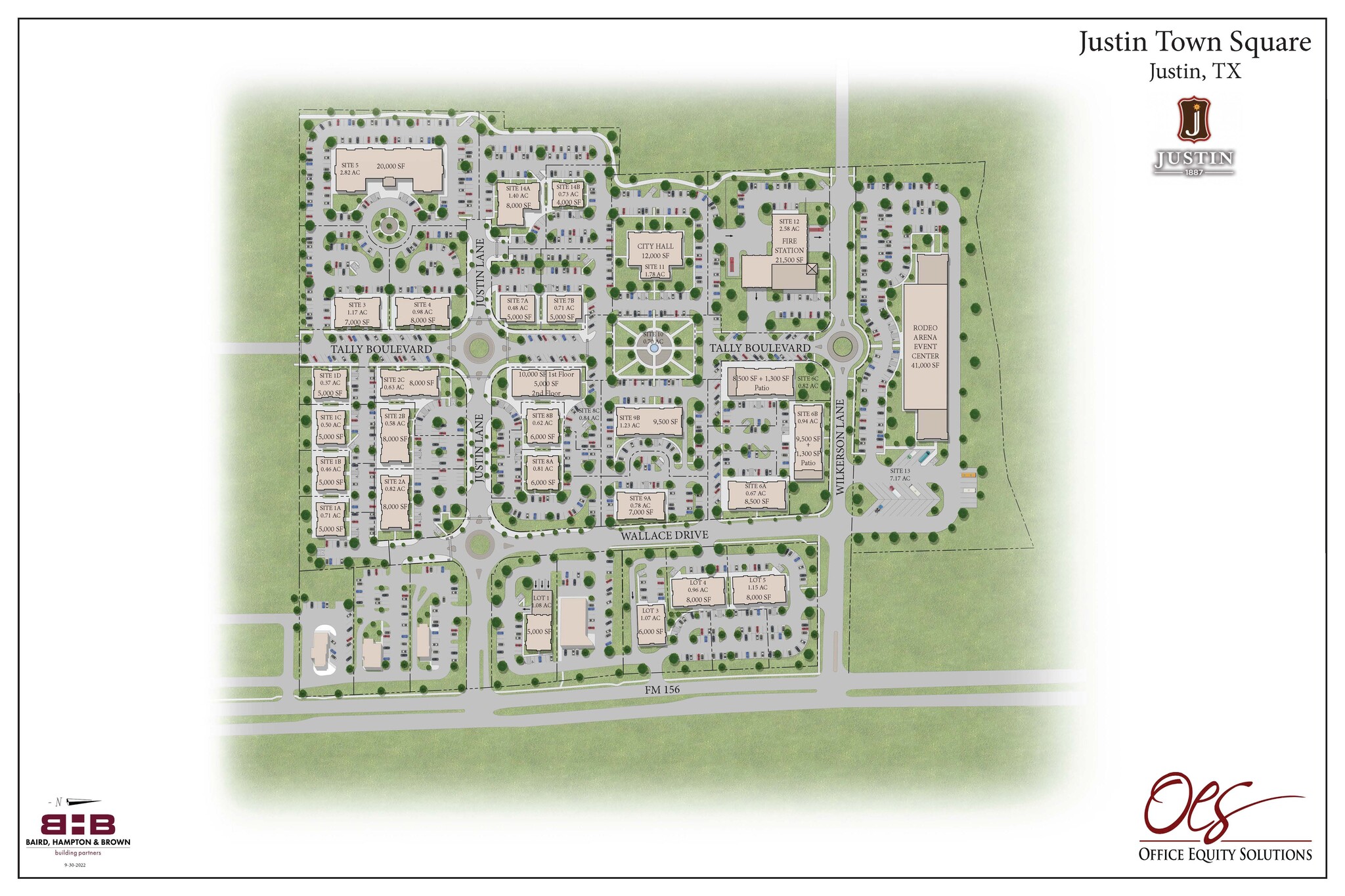 FM 156, Justin, TX for lease Site Plan- Image 1 of 34