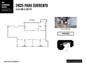 24025 Park Sorrento, Calabasas, CA à louer Plan d’étage- Image 1 de 10